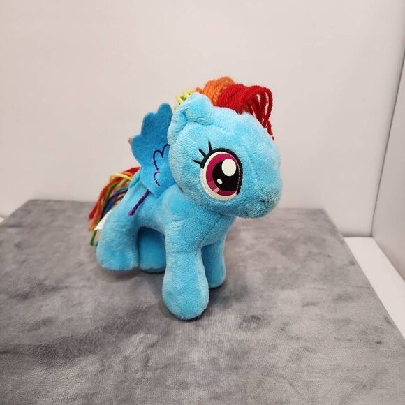 Ty Sparkle My Little Pony Blue 8" Plush Rainbow Dash - Picture 2 of 6